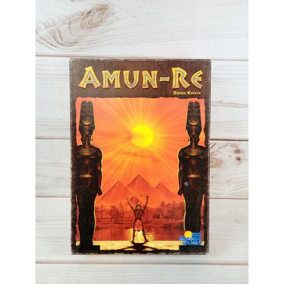 Rio Grande Boardgame Amun-Re English 1st Edition 100% Complete Reiner Knizia - Picture 12 of 16